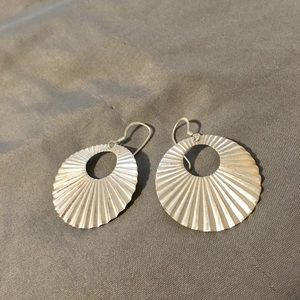 Charlotte Russe Silver Plated “Sunburst” Earrings